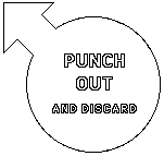 PUNCH OUT and discard