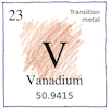 Vanadium V 23