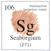 Seaborgium Sg 106