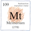 Meitnerium Mt 109