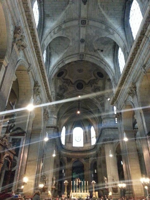 Ceiling of Saint-Sulpice church, Paris