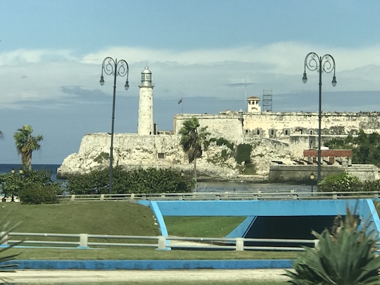 Morro Castle across the entrance to the Havana harbor