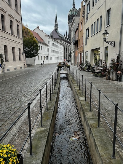 Wittenberg city medieval sewage system