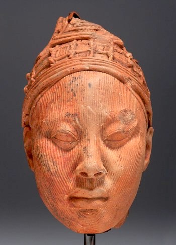 Head, possibly a king, an Oni of Ife, 12th-14th centuries, Kimbell Art Museum
