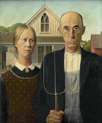 American Gothic, by Grant Wood, 1930