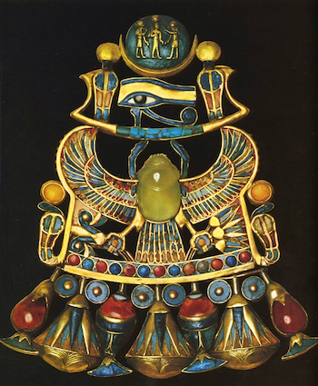 King Tutankhamun’s pectoral necklace, 1323 BCE