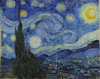 The Starry Night, by Vincent van Gogh, 1889