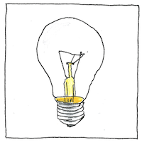 Illustration of Incandescent light