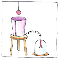 Illustration of Faraday cage