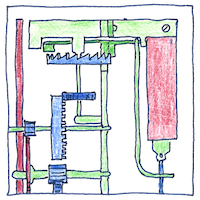 Illustration of Pendulum clock