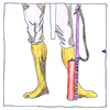 Illustration of Mysorean rockets