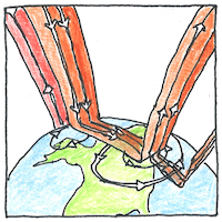 Illustration of Birkeland current