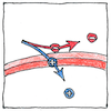 Illustration of Hawking radiation