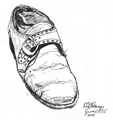 drawing by Tom Sharp - Shoe