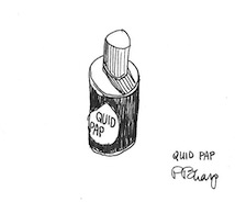 drawing by Tom Sharp - Quid Pap