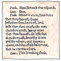 Illustration of Bacon’s cipher