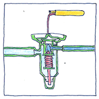 Illustration of Joule-Thomson effect