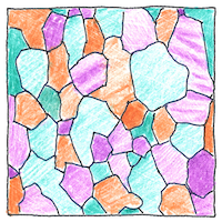 Illustration of Magnetic domain