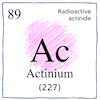 Actinium Ac 89