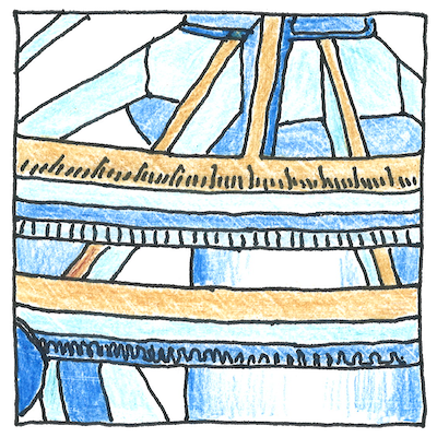 Illustration of a section of Henry Hindley’s dividing engine