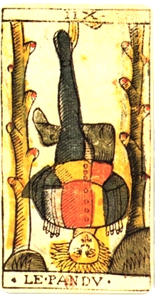 Le Pendu, the hanged man