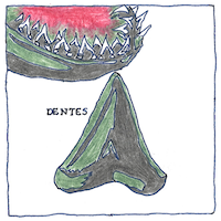 Illustration of Fossil sharks teenth - Stratigraphy