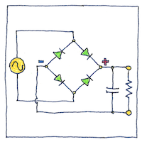 Illustration of Diode bridge