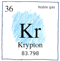 Illustration of Krypton