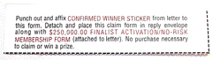 Winner notice