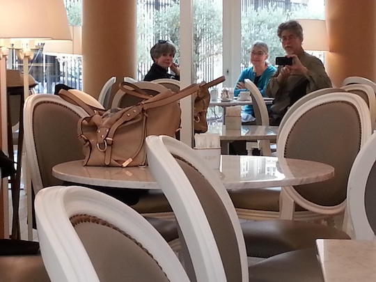 Angeline’s Tearoom by Musee Luxembourg for tea, coffee, and chocolate