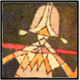 section of Klee’s painting of Sinbad the Sailor