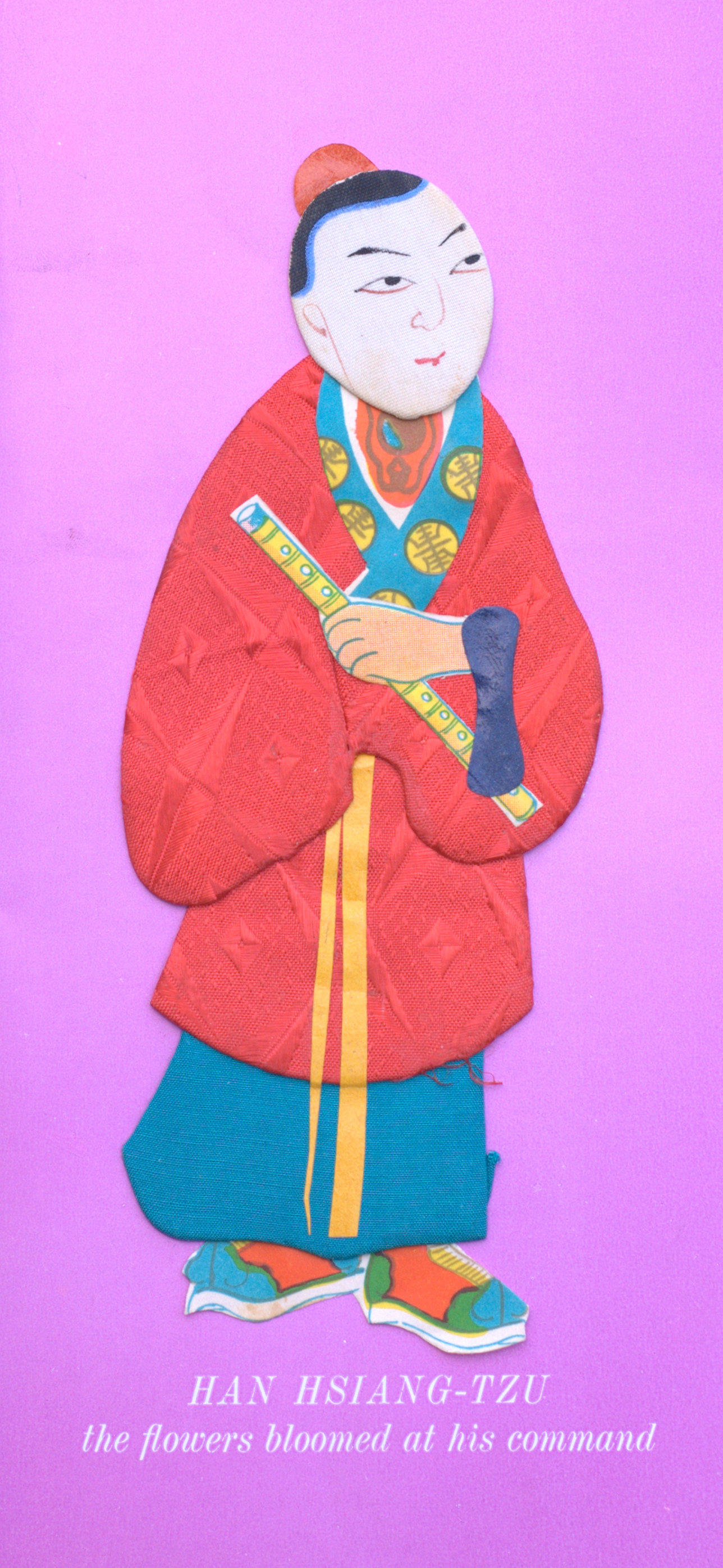 paper and fabric depiction of Hon Hsiun-tzu
