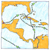 Illustration of Humboldt’s voyage