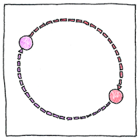 Illustration of Positronium