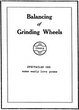 title page of Balancing of Grinding Wheels