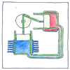 Illustration of Stirling engine