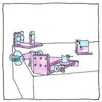 Illustration of Michelson-Morley experiment