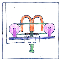 Illustration of Magnetic detector