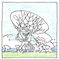 Illustration of Radio astronomy