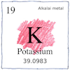 Potassium K 019