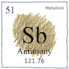 Illustration of Antimony