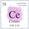 Cerium Ce 58
