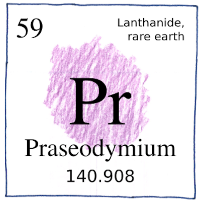 Praseodymium Pr 59