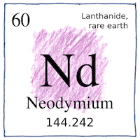 Illustration of Neodymium