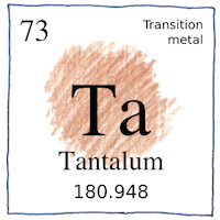 Illustration of Tantalum