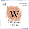 Tungsten W 74