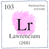 Lawrencium Lr 103