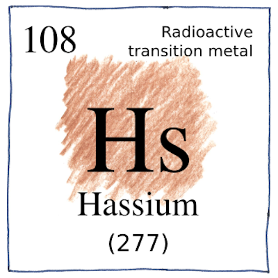 Hassium Hs 108