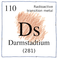 Illustration of Darmstadtium