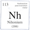 Illustration of Nihonium